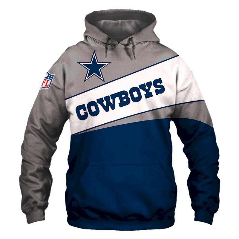 Dallas Cowboys S1594 3D Pullover Hoodie, Bomber Jacket, Sweatshirt, T-Shirt