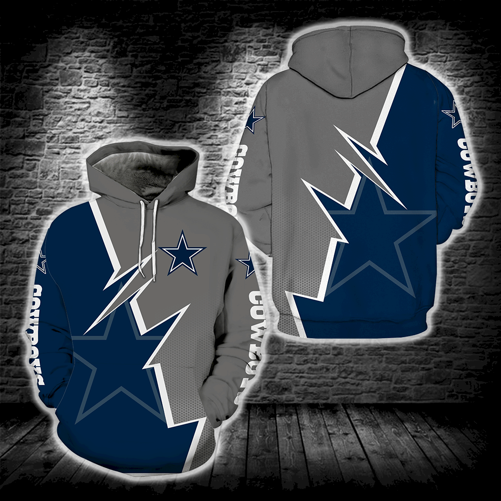 Dallas Cowboys S1466 3D Pullover Hoodie, Bomber Jacket, Sweatshirt, T-Shirt