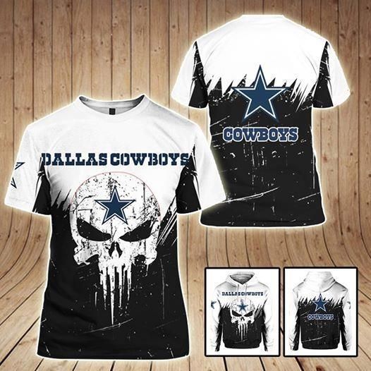 Dallas Cowboys Skull For Cowboys Fan 3D T All Over print Hoodie, T-shirt, Sweater, Jacket