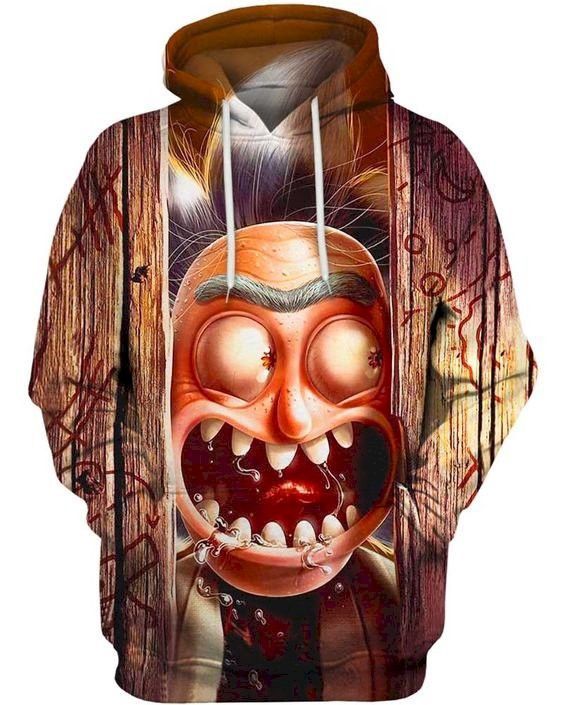 Get Toxic Rick And Morty Pullover And Ed Custom 3D Pullover Hoodie, Bomber Jacket, Sweatshirt, T-Shirt