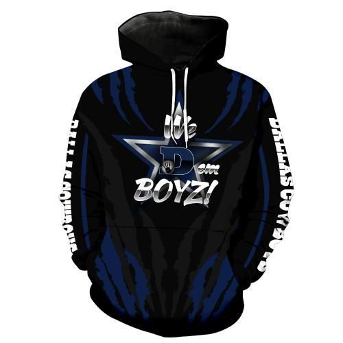 Dallas Cowboys Print V1009 3D Zip Up Hoodie Unisex, Jacket, Sweatshirt, T-Shirt