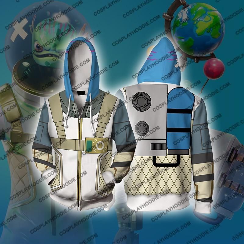 Fortnite Leviathan Cosplay Jacket 3D Zip Up Hoodie Unisex, Jacket, Sweatshirt, T-Shirt