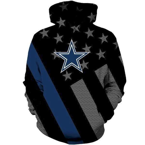 Dallas Cowboys S1592 3D Pullover Hoodie, Bomber Jacket, Sweatshirt, T-Shirt