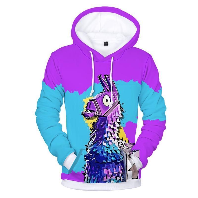 Fortnite Novelty Pullover 3D Zip Up Hoodie Unisex, Jacket, Sweatshirt, T-Shirt