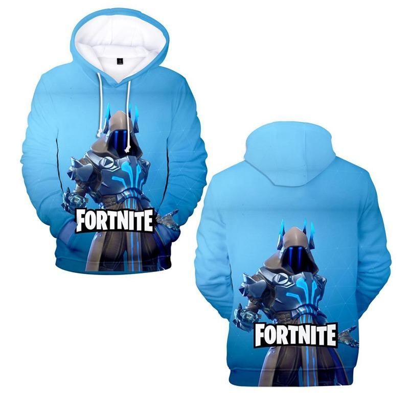 Fortnite Hood Ice King Print 3D Zip Up Hoodie Unisex, Jacket, Sweatshirt, T-Shirt