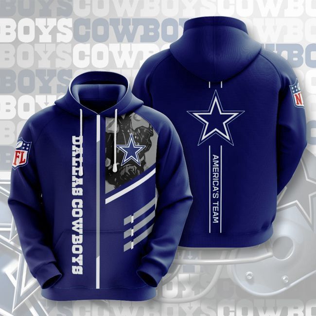 Dallas Cowboys Football Pocket Sweater Pullover 3D Pullover Hoodie, Bomber Jacket, Sweatshirt, T-Shirt