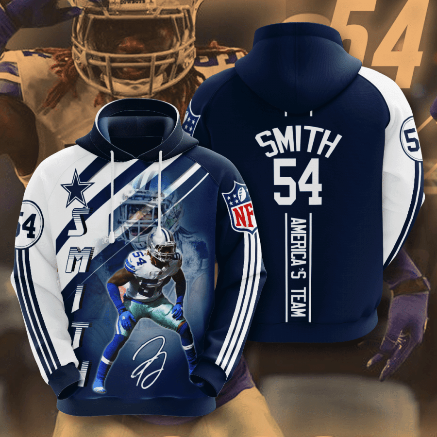 Dallas Cowboys No514 Custom 3D Pullover Hoodie, Bomber Jacket, Sweatshirt, T-Shirt