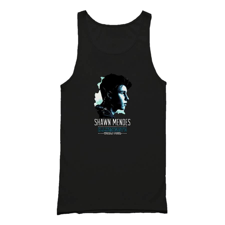 Shawn Mendes98 New 2017 Illuminate Tour Army Stitches Cameron Dallas Teen Nash Grier Tank Top