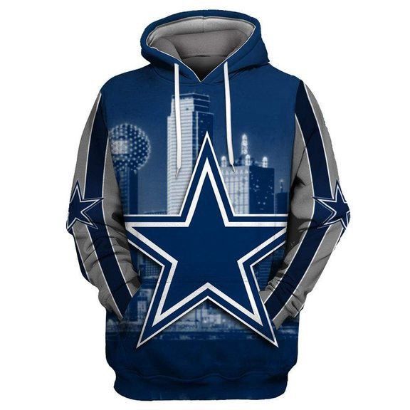 Dallas Cowboys Pullover 3D Pullover Hoodie, Bomber Jacket, Sweatshirt, T-Shirt