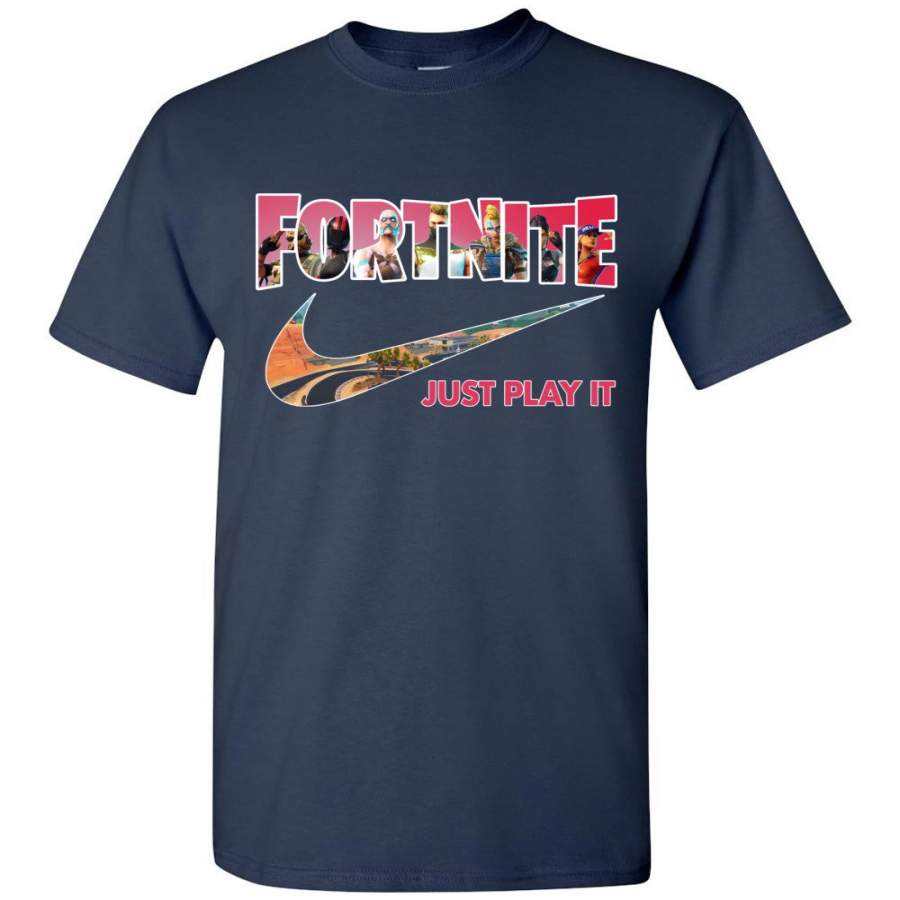 Fortnite Just Play It Shirt Navy