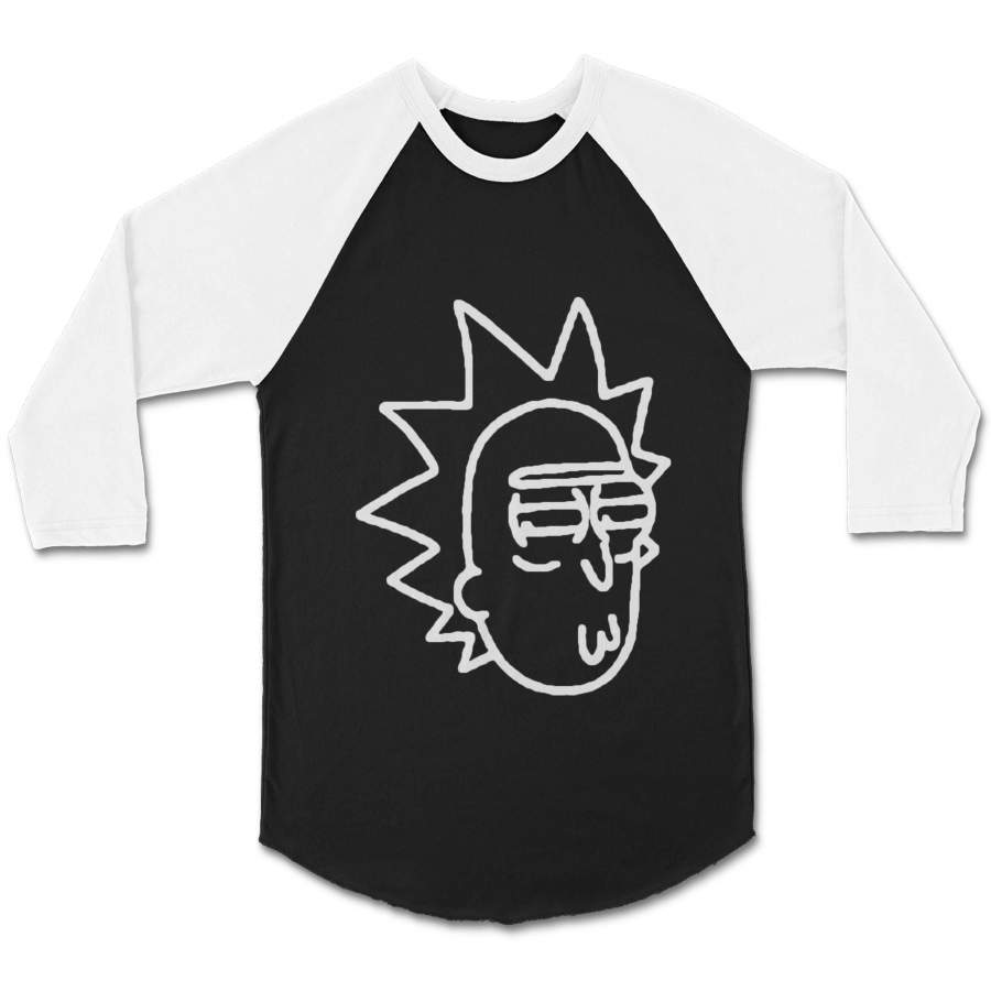 Rick Sanchez Rick And Morty Justin Roiland Mr Poopy Butthole Drunk Drool Pocket CPY Unisex 3/4 Sleeve Baseball Tee T-Shirt