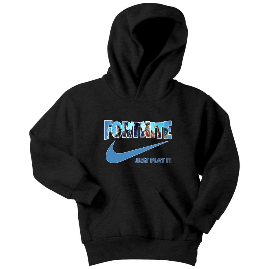 Fortnite Just Play It Season 7 Youth Hoodie Black