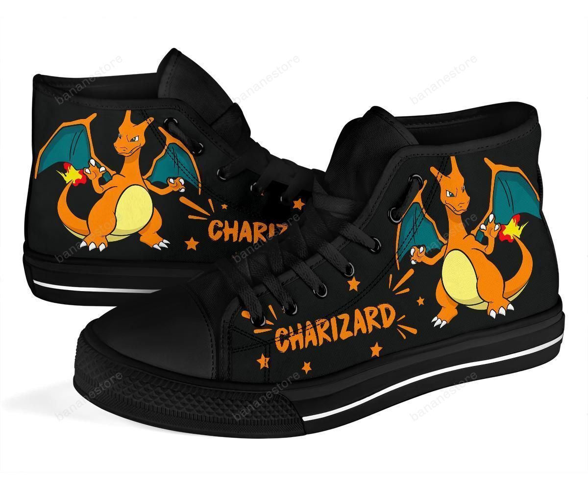 Charizard Sneakers Pokemon High Top Shoes Gift Idea