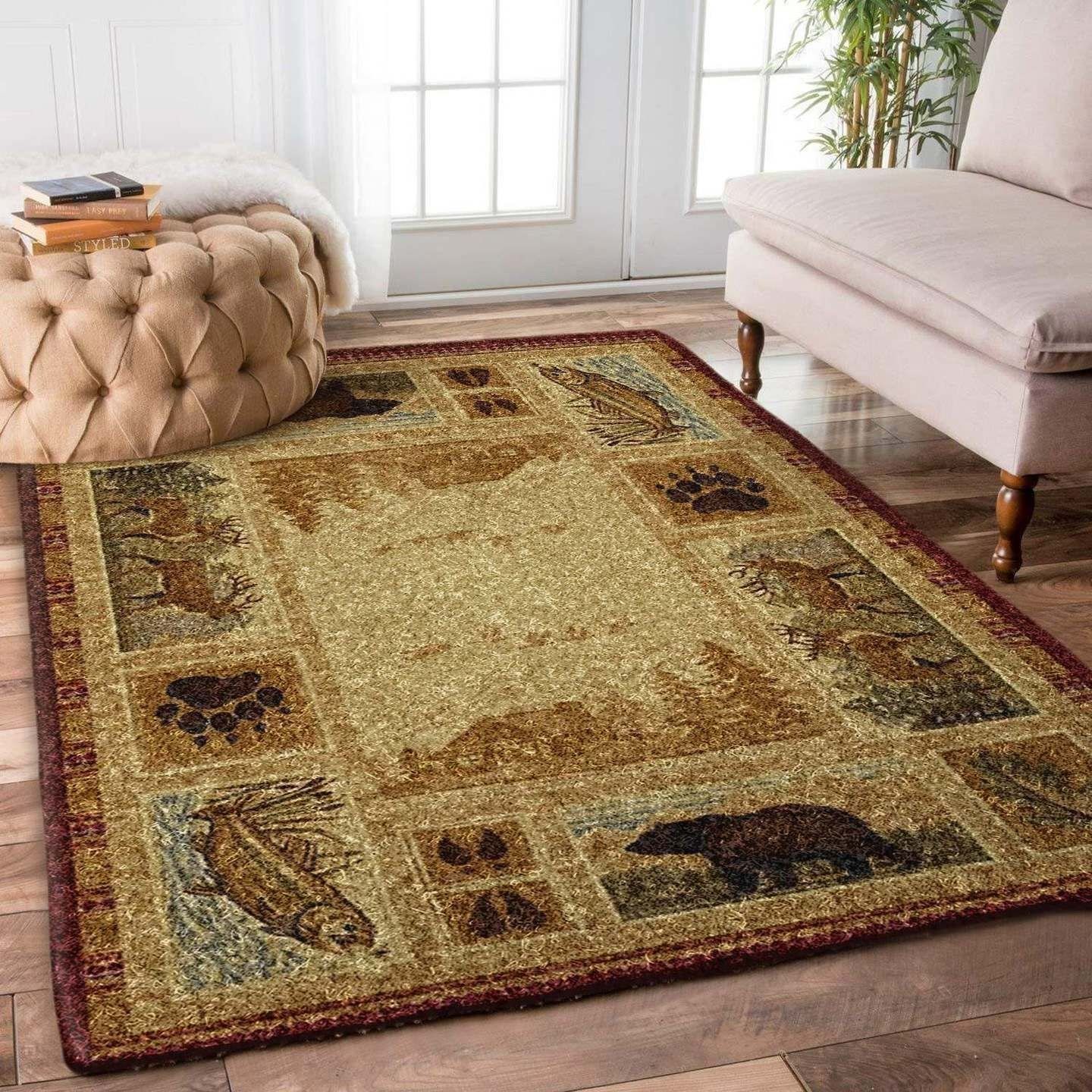 Native American Hunting PR Rug CAMLIPQ