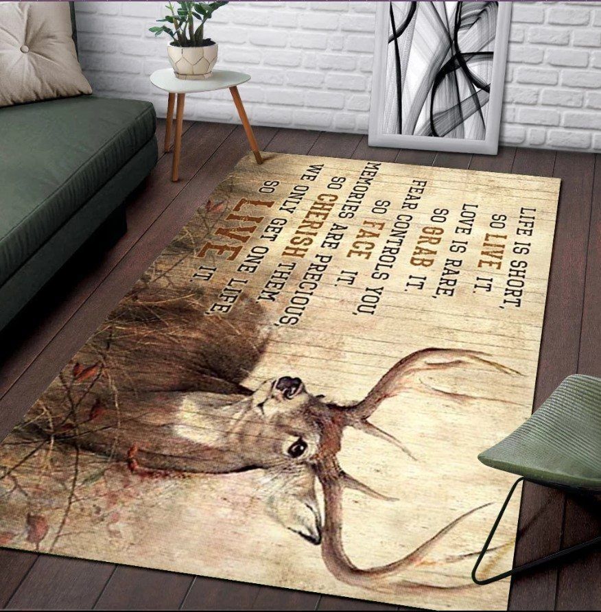 Deer Hunting PR Rug CAMLIBW