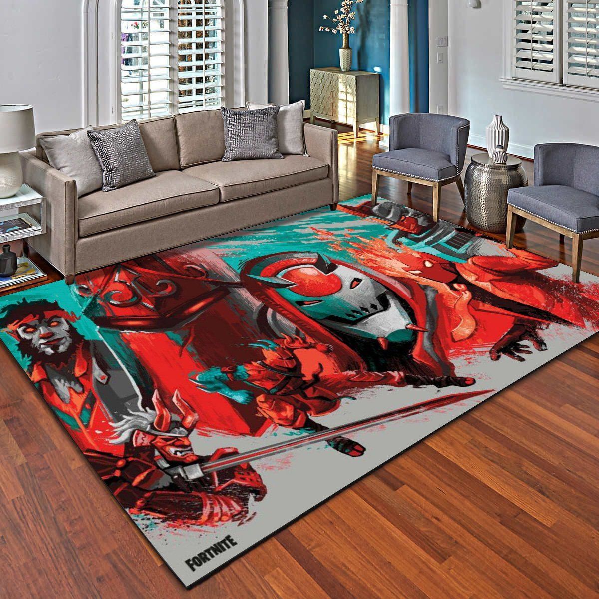 Fortnite Group Rug, Living Room Carpet