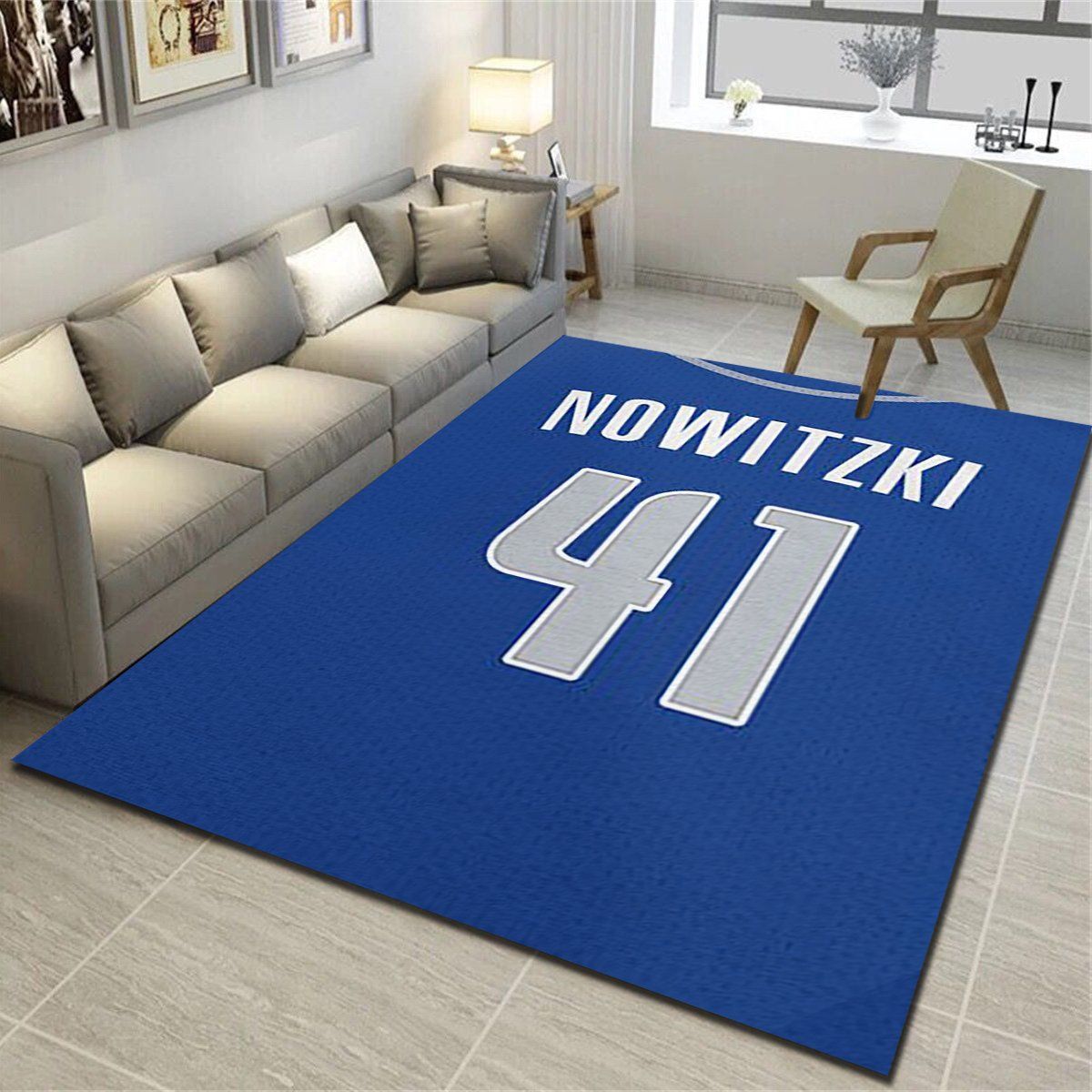 Dallas Mavericks Area Rugs, Basketball Team Living Room Carpet, Sports Floor Mat