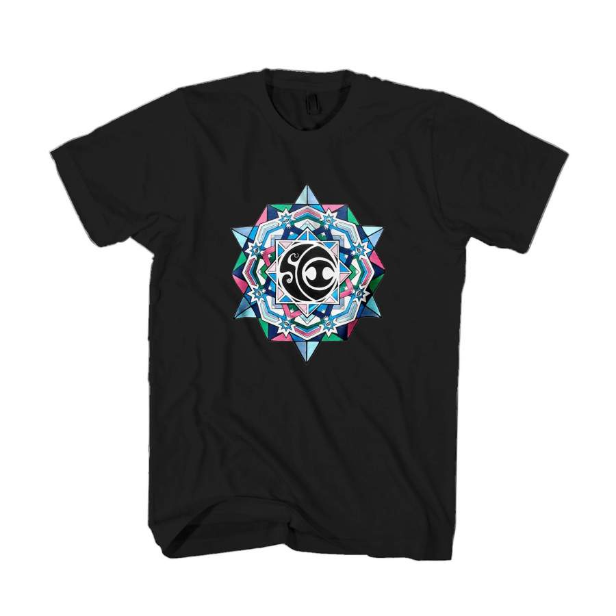 String Cheese Incident Winter Mandala Fan Art Tribute Kang Nershi Lockn Fest Gotv Grateful Dead Hulaween Suwanee Sts9 Fare Thee Well Man’s T-Shirt