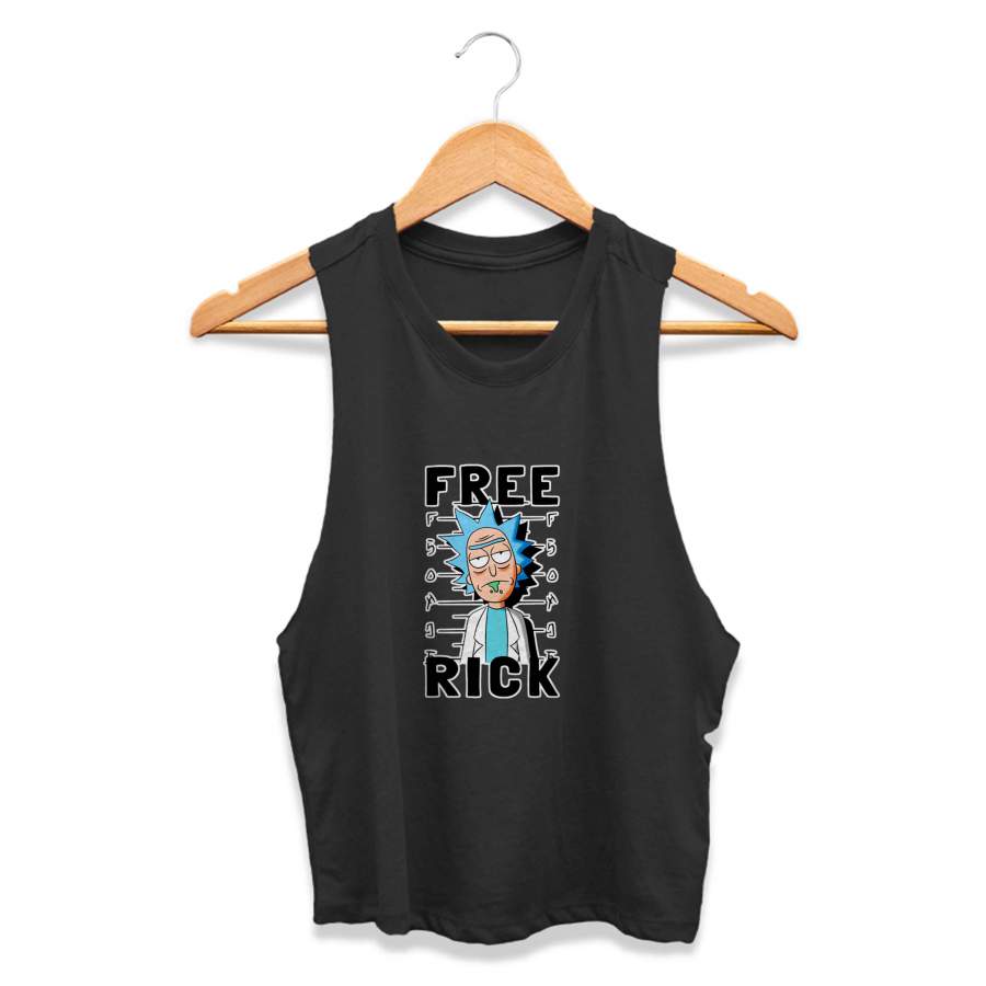 Free Rick And Morty Season 3 Comedy CPY Womans Crop Tanktop Tee