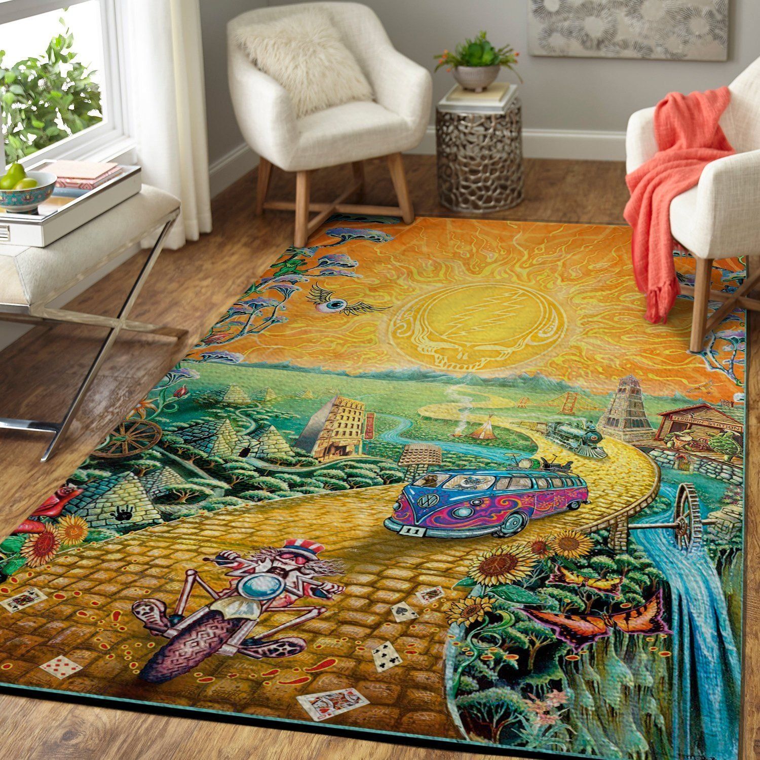 Grateful Dead Area Rug / Music OFD 1910138