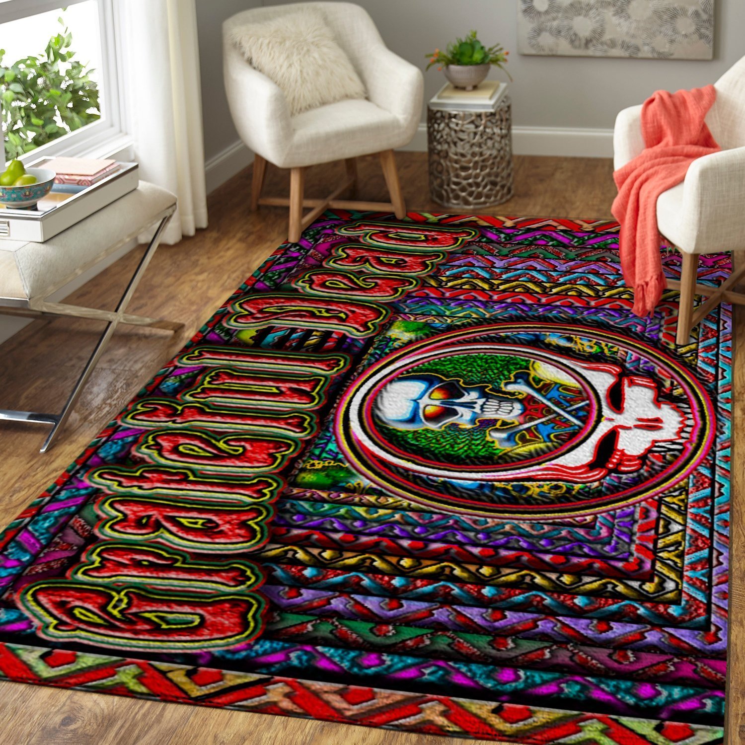 Grateful Dead Area Rug / Music Floor Decor 1910136