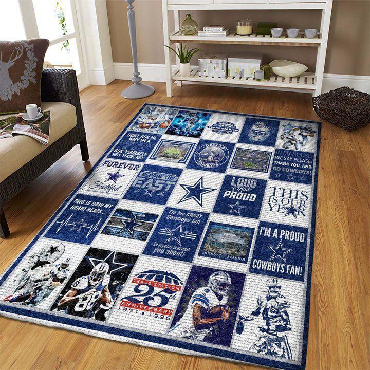 Dallas Cowboys Area Rug Christmas Rug B220702 Floor Decor