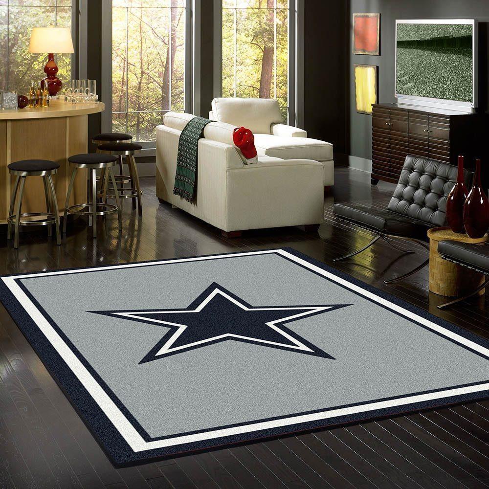 Dallas Cowboys Area Rug Christmas Rug Football rug Floor Decor