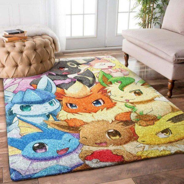 Christmas Pokemon Home Decor Rectangle Area Rug