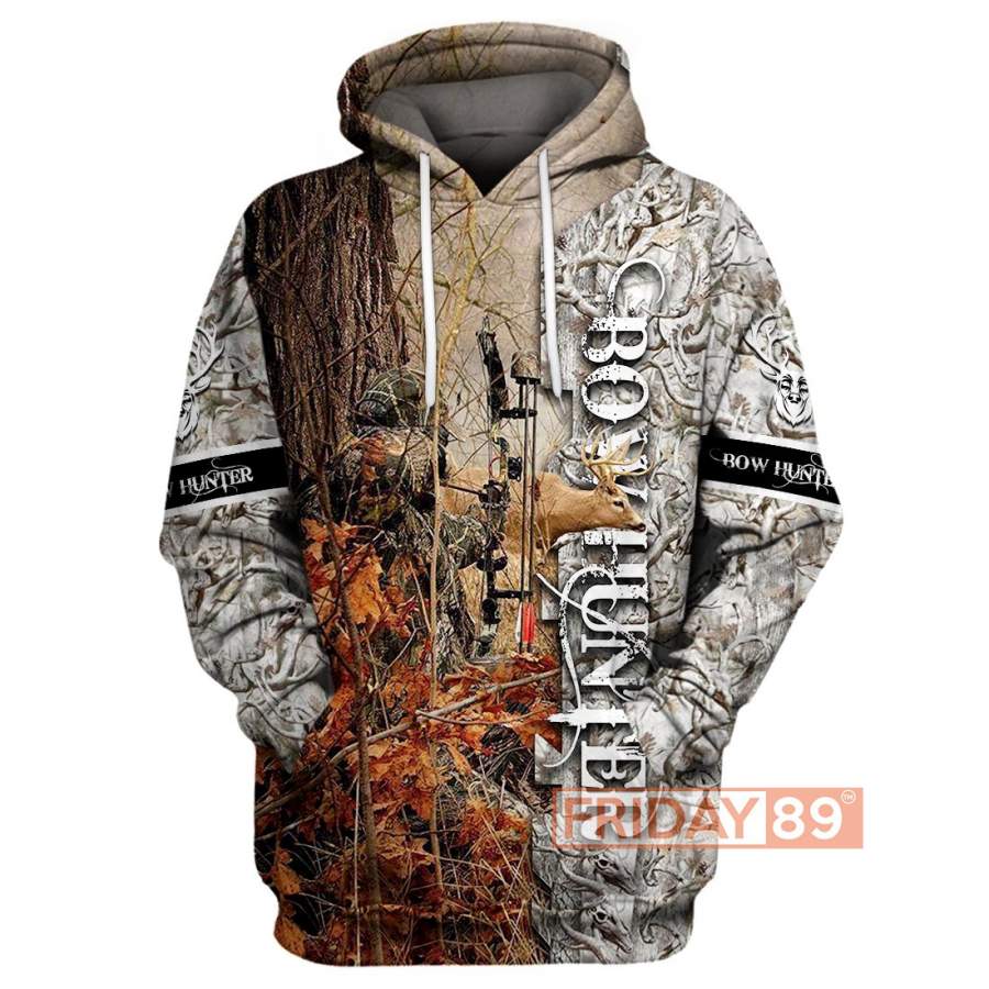 Bow Hunter – Deer Hunting 3D Print Hoodie