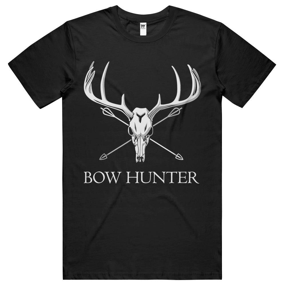 Bowhunter Deer Skull Minimalist Hunting T Shirts