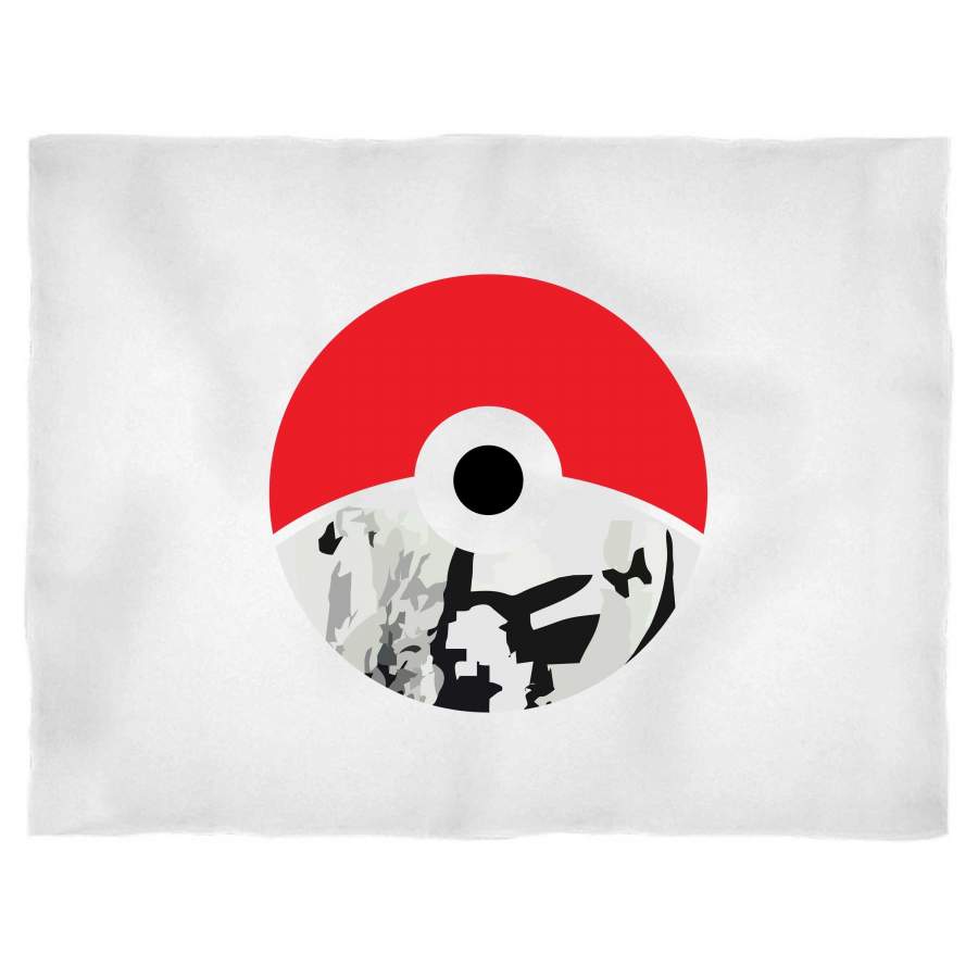 Pokeball Pikachu Pokemon Go Retro Blanket