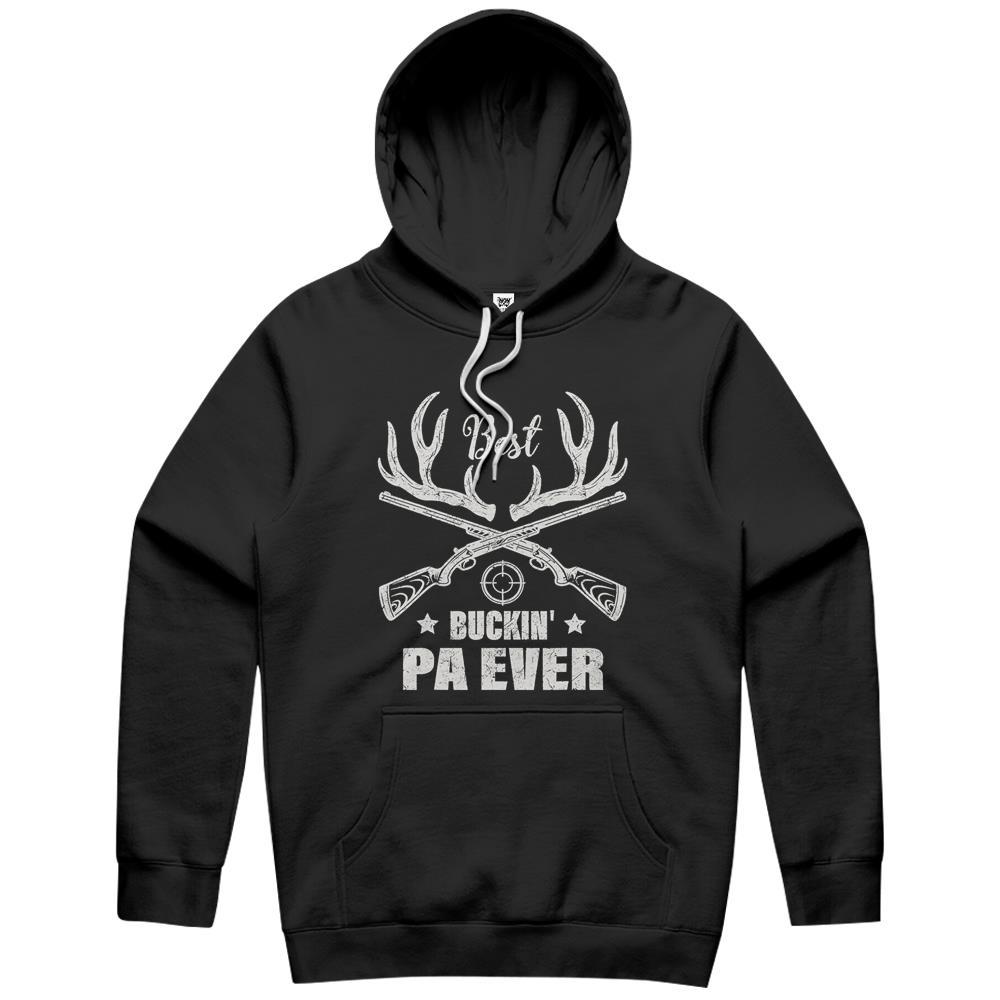 Mens Best Buckin’ Pa Ever Deer Hunters Hunting Father’s Day Hoodie