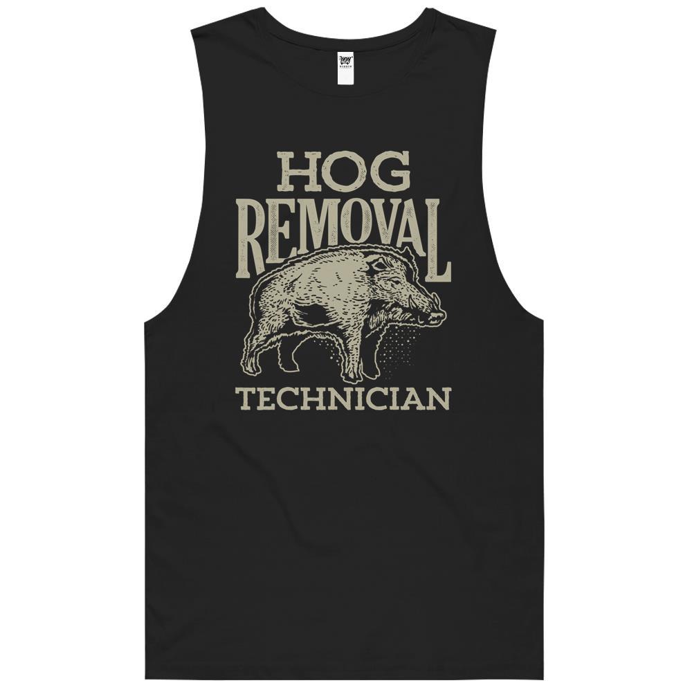 Hog Removal Technician Boar Hunting Vintage Pig Gift Tank Top