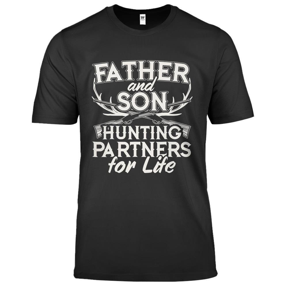 Father And Son Hunting Partners For Life Premium T Shirts