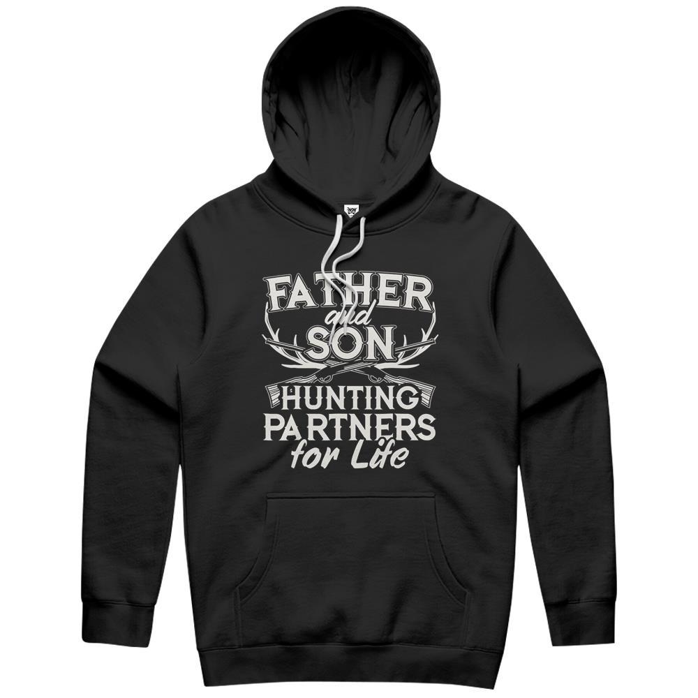 Father And Son Hunting Partners For Life Hoodie