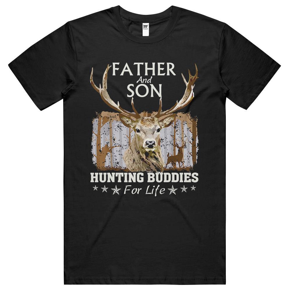 Father And Son Hunting Buddies For Life Gift For Dad T Shirts