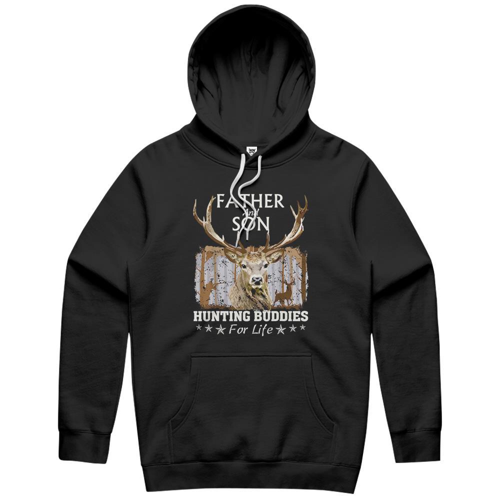 Father And Son Hunting Buddies For Life Gift For Dad Hoodie