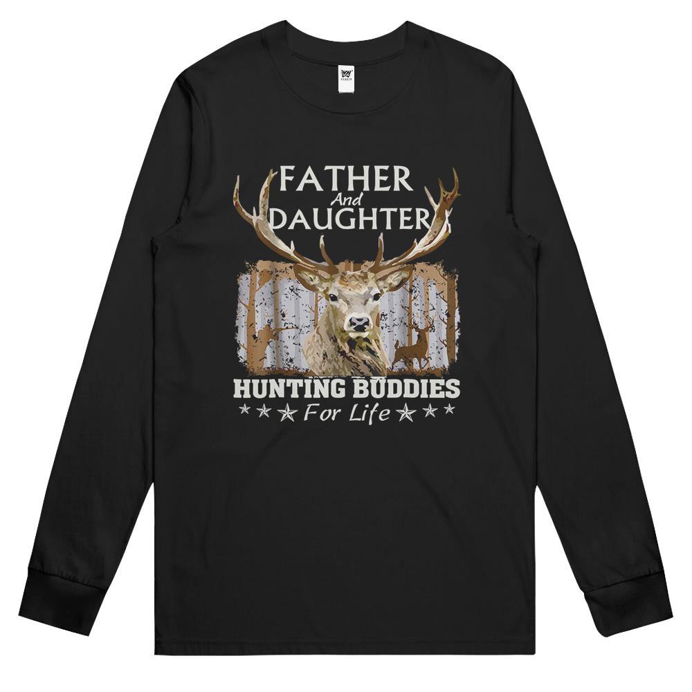 Father And Daughter Hunting Buddies For Life Long Sleeve T Shirts