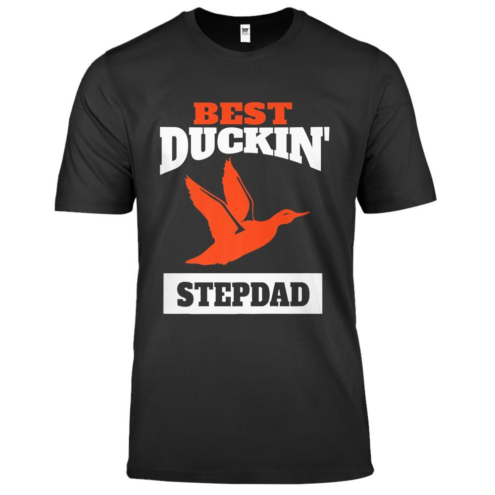 Duck Hunting Step Dad – Best Duckin Step Dad Premium T Shirts