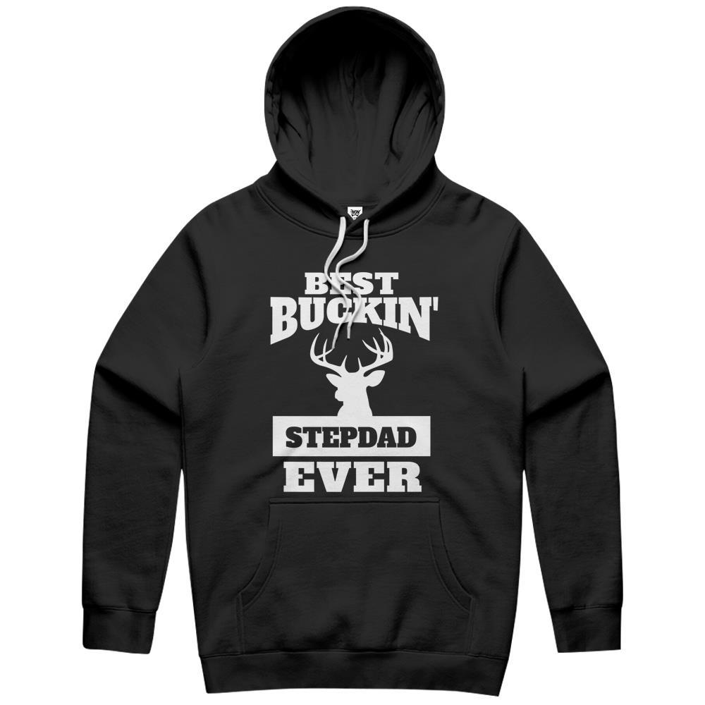 Deer Hunting Step Dad, Best Buckin Step Dad Hoodie