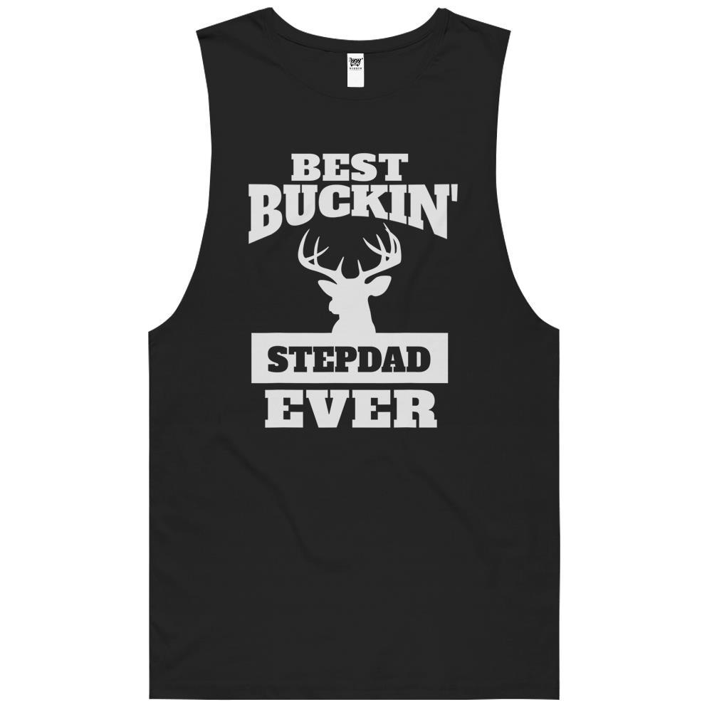 Deer Hunting Step Dad – Best Buckin Step Dad Tank Top