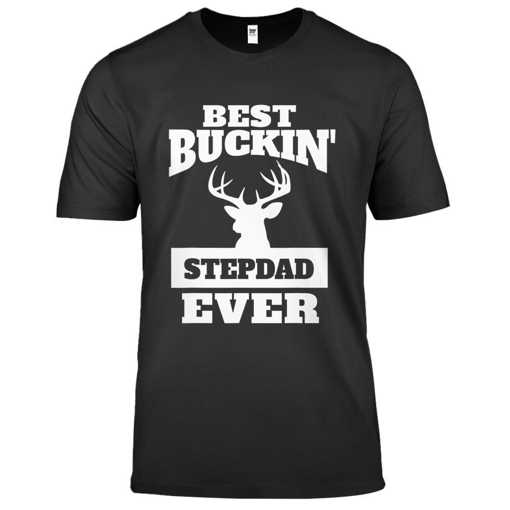 Deer Hunting Step Dad – Best Buckin Step Dad Premium T Shirts