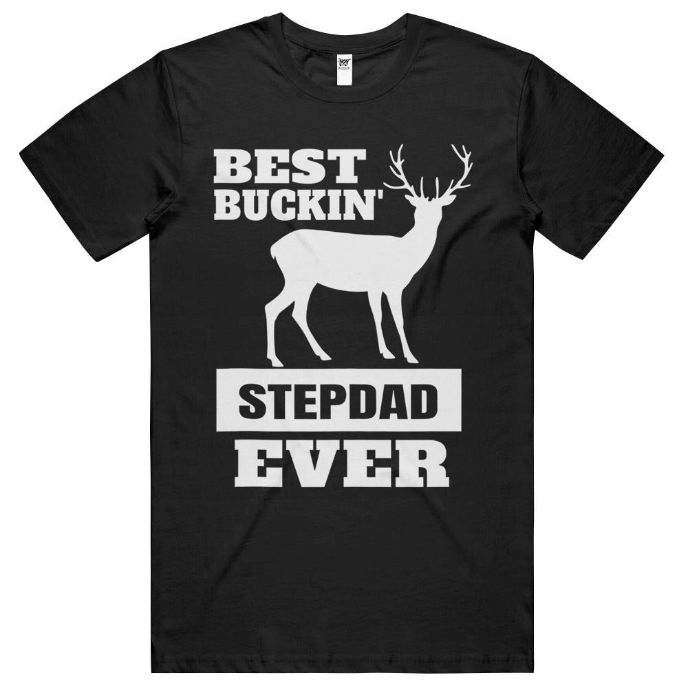 Deer Hunting Step Dad – Best Buckin Step Dad Ever Gift T Shirts