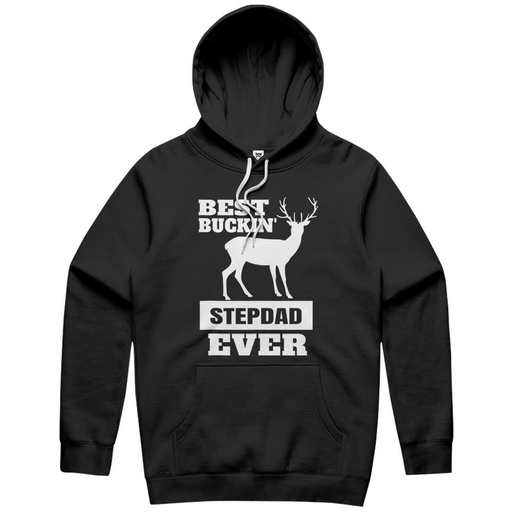 Deer Hunting Step Dad – Best Buckin Step Dad Ever Gift Hoodie