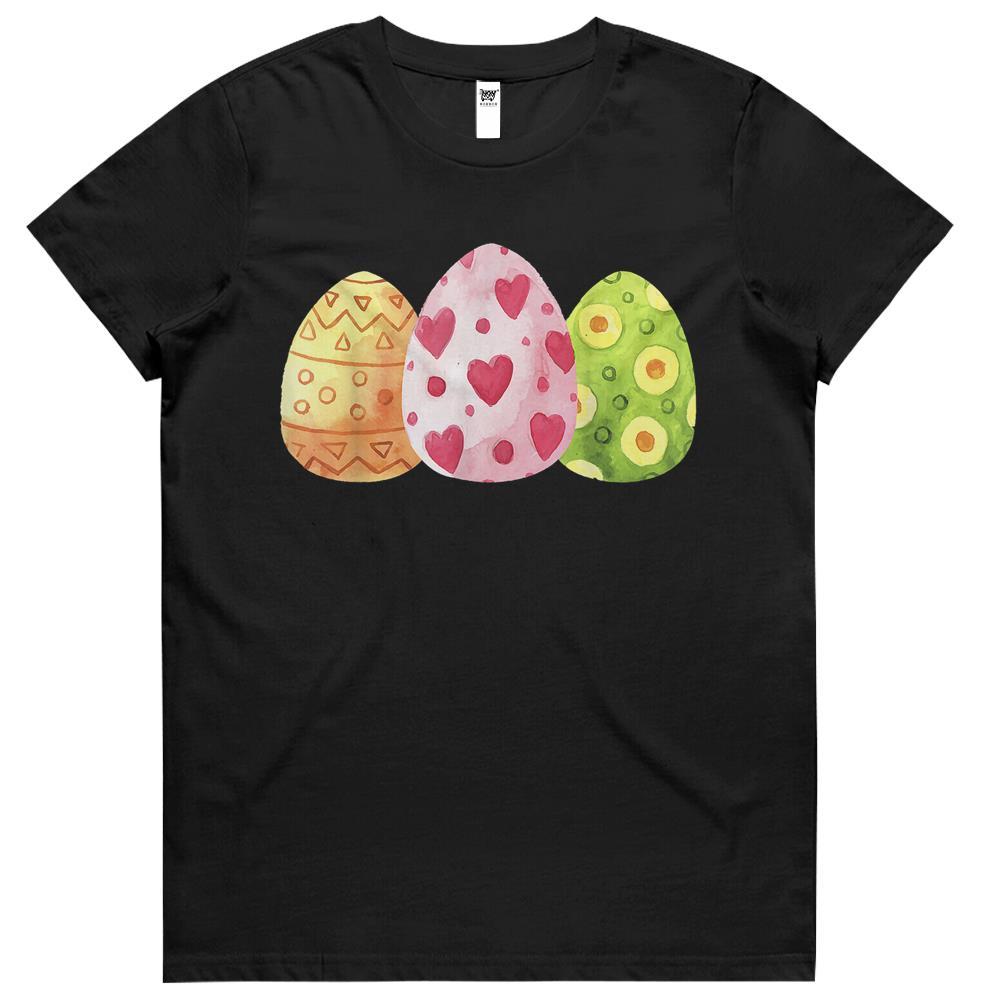 Cute Eggs Easter Day Family Matching Pajama Egg Hunting Womens Tshirts