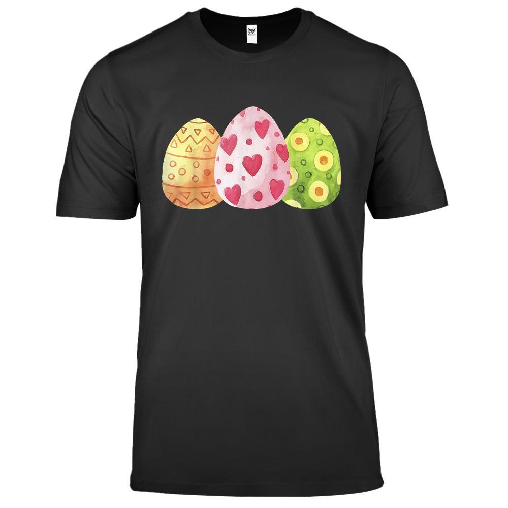 Cute Eggs Easter Day Family Matching Pajama Egg Hunting Premium T Shirts