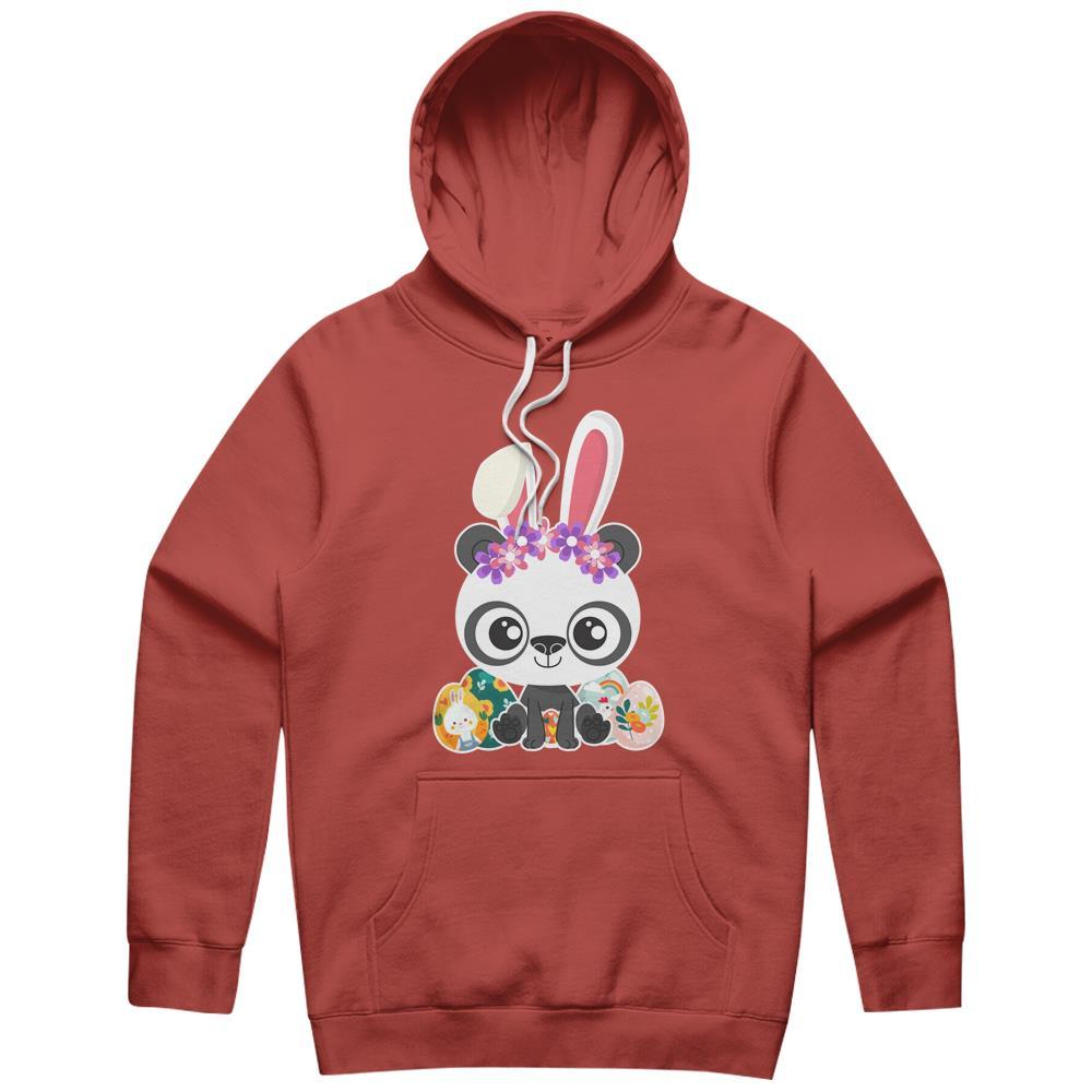 Cute Easter Panda Bunny Eggs Hunting Hoodie