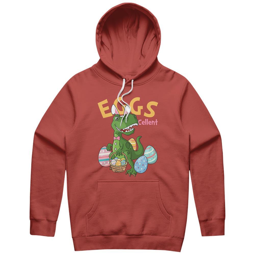 Bunny T Rex Dinosaur Eggcellent Egg Hunting Happy Easter 2021 Hoodie