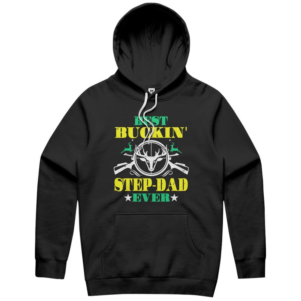 Best Buckin’ Step Dad Ever Deer Hunting Lover Father’s Day Hoodie