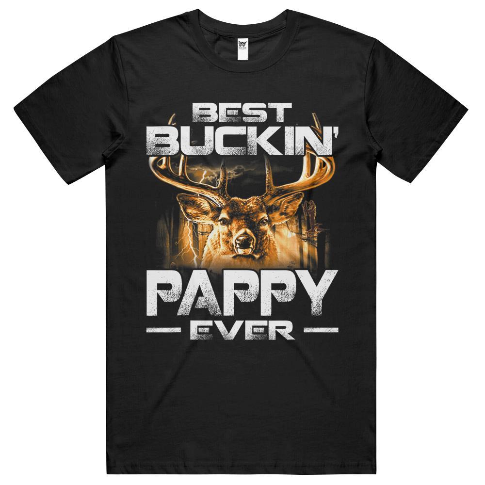 Best Buckin’ Pappy Ever Shirt Deer Hunting Bucking Father T Shirts